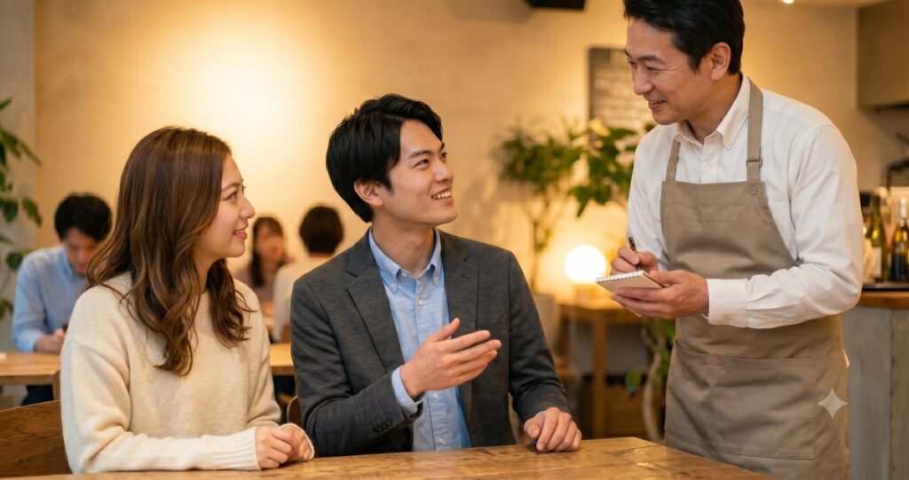 4 デート中の振る舞いや態度に表れる人間性