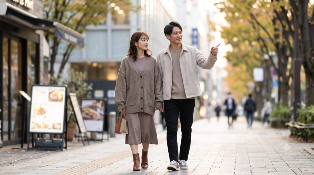 3.2 お散歩や軽いショッピングに誘うなら女性の靴を最優先