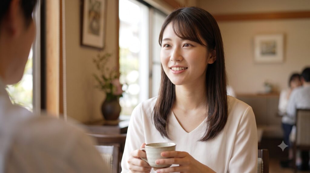 3.1 会話が弾んだらカフェに移動して1時間リラックス