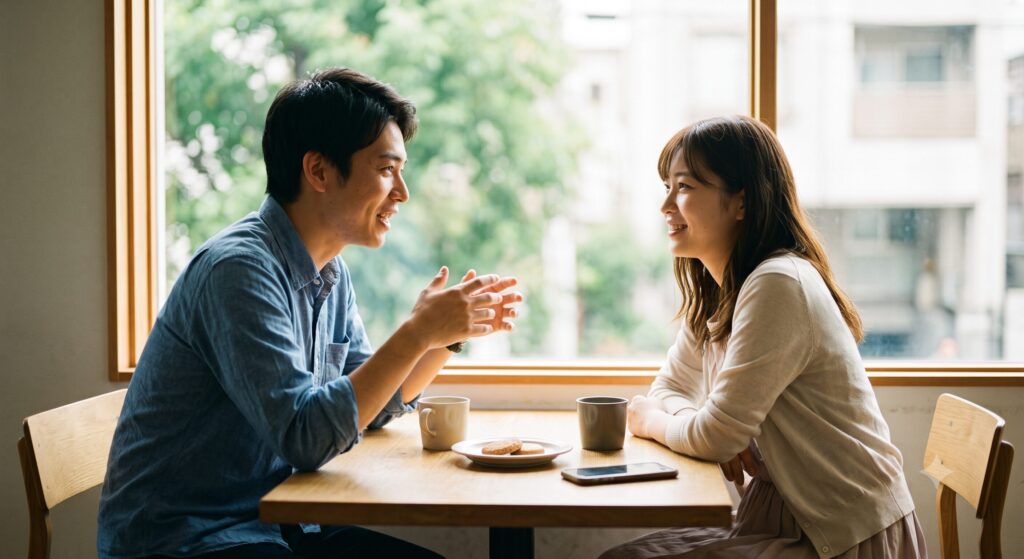 付き合う前の食事デートの目的とは？女性が本当に求めている「安心感」と「会話」