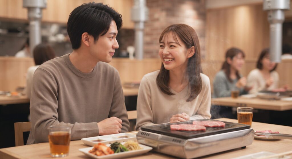 誠実な焼肉デートで、二人の距離を一気に縮めよう