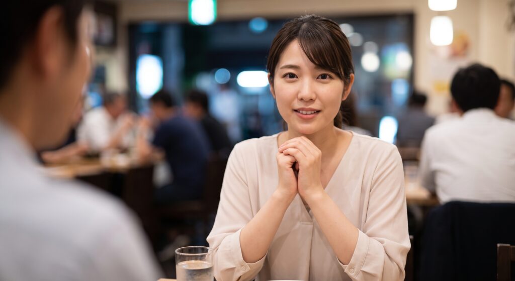 女性が