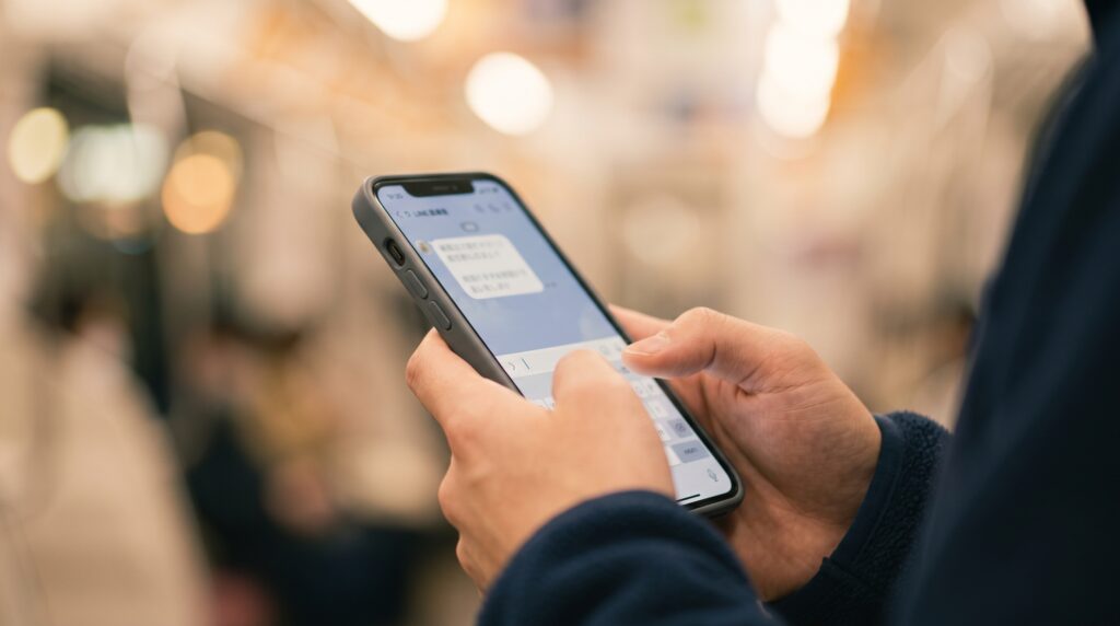 遅れると分かった時点での連絡・LINEの送り方